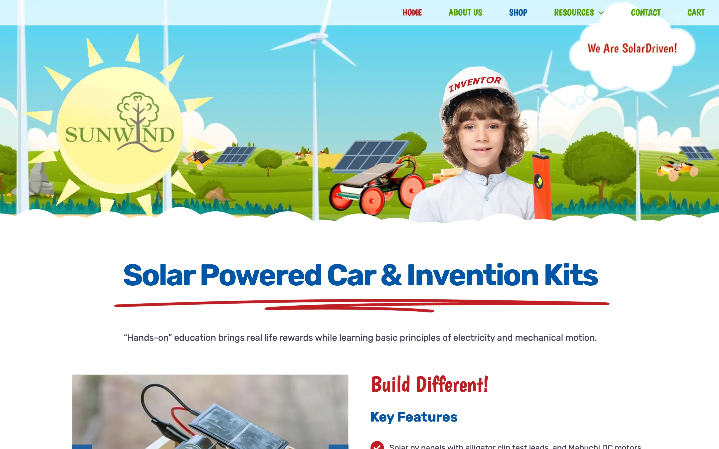 SunWind Solar website