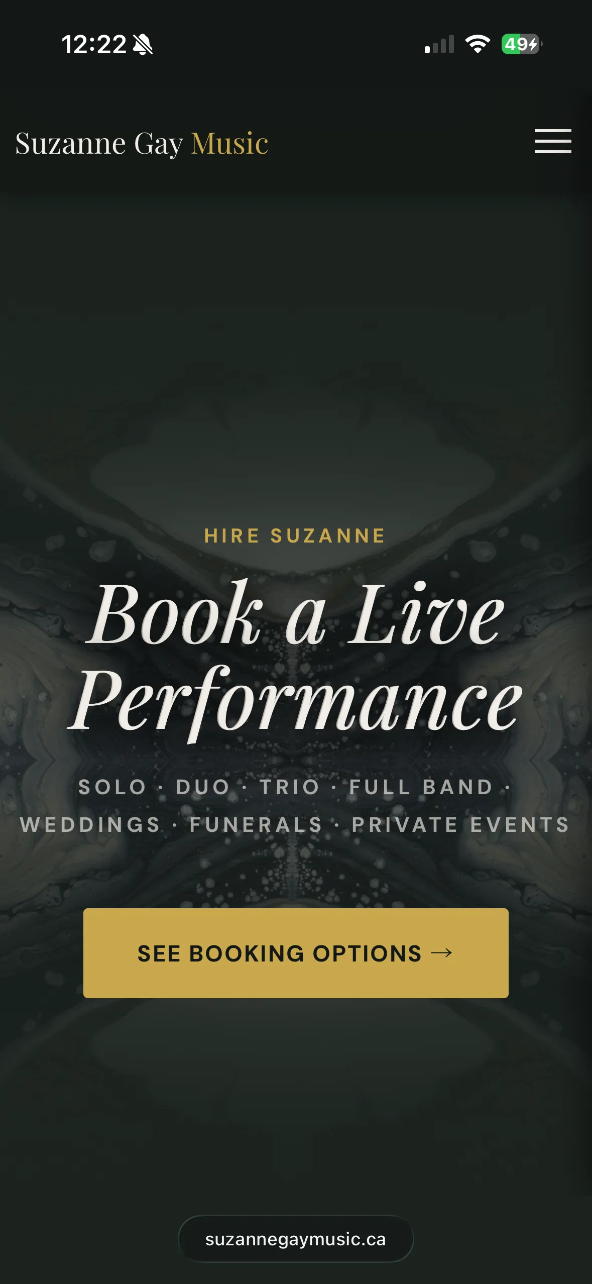 Suzanne Gay Music on mobile