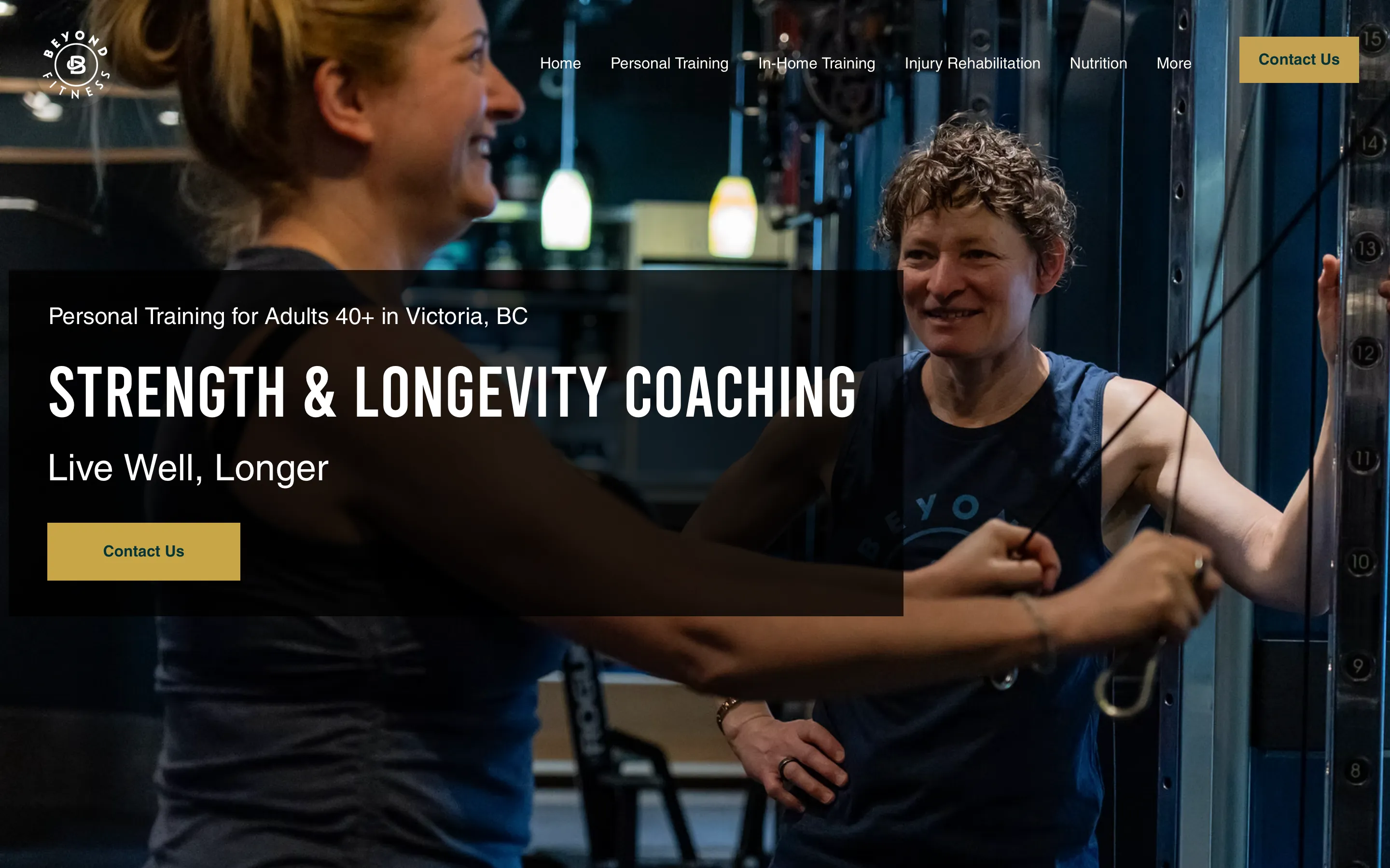 Beyond Fitness website